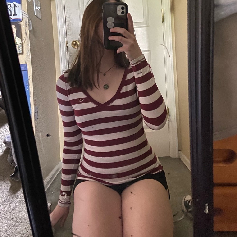 Hollister striped long sleeve